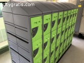 A new range of stylish plastic lockers i