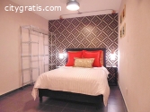 Excellent furnished apartment for two pe