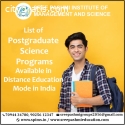 List of PG Science Programs