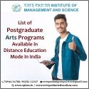 List of Postgraduate Arts Programs