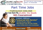 Part Time Job Available, Earn Rs.350/- t