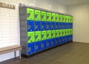 Range of Spacious Plastic Office Lockers