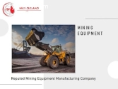 Reputable Mining Equipment Manufacturer