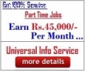Salary Rs.25,000/- to 45,000/- per Month