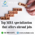 Top MBA specialization that offersabroad