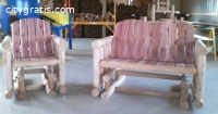 Amish Rustic Log Furniture - Ohio