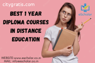 Best 1-year diploma courses in distance
