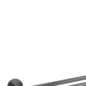 Cali Double Towel Rail 750mm – Gunmetal