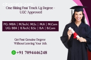 One Sitting Fast Track UG Degree - UGC A