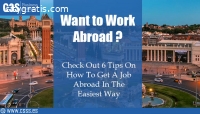 6 TIPS ON HOW TO GET A JOB ABROAD IN THE