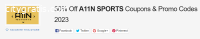 A11N SPORTS Coupon Code | ScoopCoupons