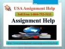 Assignment Help | Toll Free 1-844-752-31