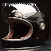 BELL Solid Black Bullitt Face Helmet