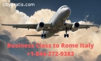 Book Business Class to Rome Italy