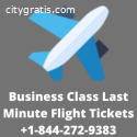 Business Class Last Minute Flight Ticket