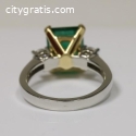 Buy 4.45 cttw Emerald Engagement Ring