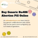 Buy generic ru486 abortion pill online