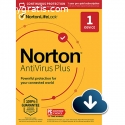 Buy Norton AntiVirus Plus for 1 Device -