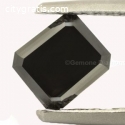 Buy Online Emerald-Cut Black Diamond, In