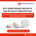 Buy Soma Dosage 500mg Pills