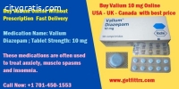 Buy Valium 10mg online for insomnia