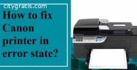 Canon Printer Error State Windows 10