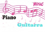 Clases piano, guitarra, casa
