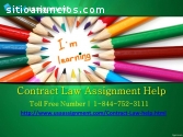 Contract Law Assignment Help Toll Free |