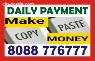 Copy paste work make income | 808877677