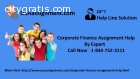 Corporate Finance Assignment Help Toll F