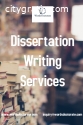 Dissertation writing services