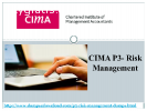 Download CIMA P3 Exam PDF Download | P3