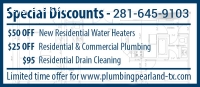 Drain Cleaning Pearland TX