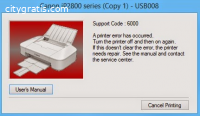 Easy solution - Canon printer error 6000