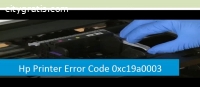 Easy way to Fix HP error code 0xc19a0003
