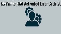Facing Printer Not Activated Error Code