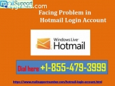 Facing Problem in Hotmail Login Account
