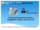 Financial Statement Analysis Assignment