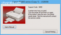 FIXED - Canon Printer Error 6000