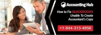 Fixed : QuickBooks Unable to Create acco