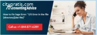 Fixed: Sage Error IO Error in the File D