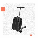 Floh Black Scooter with Suitcase