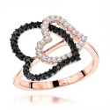 Get 20% Off ! Black Diamond Heart Engage