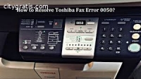 Guide to fix Toshiba Fax Error 0050