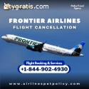 How do I cancel my Frontier flight?