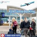 How to book a group flight with KLM?