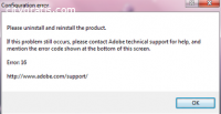 How To Fix Adobe Error 16