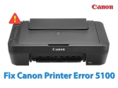 How to fix Canon Printer Error Code 5100