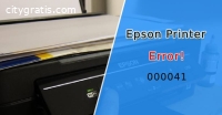 How to Fix Epson Printer Error 00041