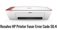 How to Fix HP Printer Error Code 50.4 ?